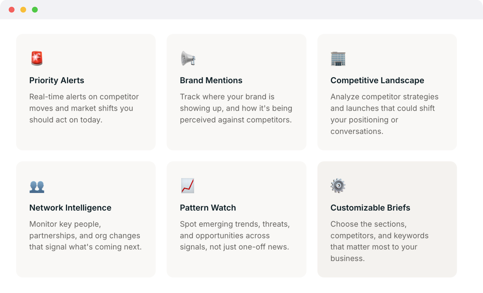 Competitive Brief Agent Preview